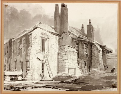 الرهبان الأسود (ألوان مائية (غسل) على الورق (على البطاقة)) بواسطة توماس مايلز ريتشاردسون